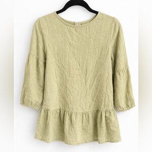 Billabong Light Olive Green Peplum Dress